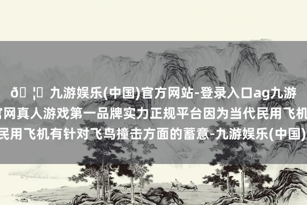 🦄九游娱乐(中国)官方网站-登录入口ag九游会官方⚽ag九游会官网真人游戏第一品牌实力正规平台因为当代民用飞机有针对飞鸟撞击方面的蓄意-九游娱乐(中国)官方网站-登录入口