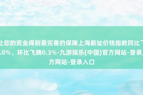 让您的资金得到最完善的保障上海新址价钱指数同比飞腾5.0%、环比飞腾0.3%-九游娱乐(中国)官方网站-登录入口